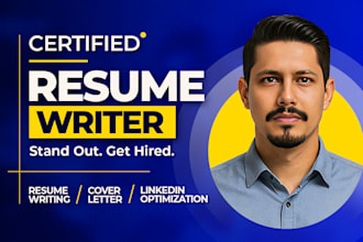 deliver professional ats resume writing services, CV and linkedin profile