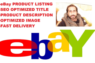 do ebay product listings for you