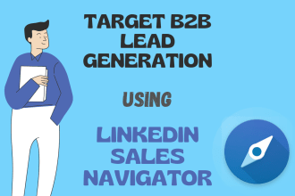 do linkedin lead generation, email address, and web research