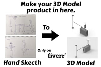 do design 3d model for your product