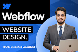design, redesign, or develop webflow website, webflow expert