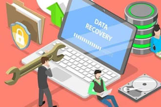 perform data recovery to retrieve and restore all file types from any storage