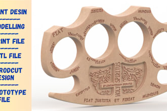 create 3d model and 3d product design files
