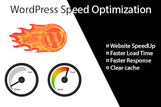 do wordpress speed optimization or website speed up