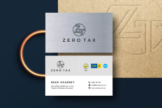 design minimalist, professional business card and stationary
