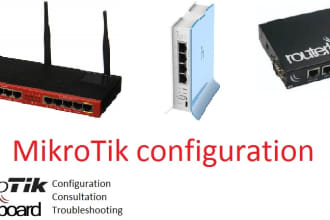 configure your mikrotik routers, switches, wifi