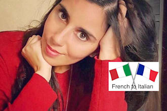 professionally translate from french to italian