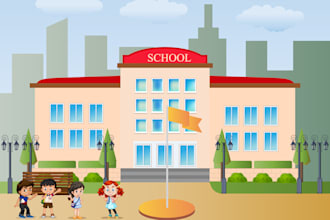 do cute cartoon and draw children book illustration for you