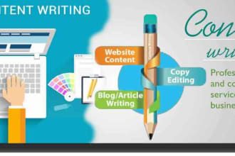 be your SEO website content writer, blog writer, copywriter