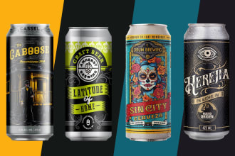 do beer label, juice label, energy drink, gin, wine, vodka, can label
