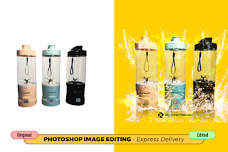 do any photoshop image editing quickly