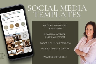 design captivating social media templates and posts