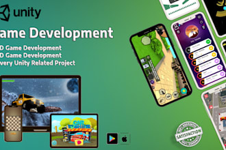 do unity game development for you