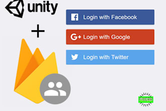 integrate all firebase technologies in your unity games
