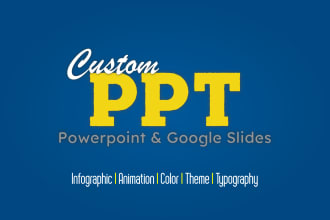 design powerpoint presentations or google slides