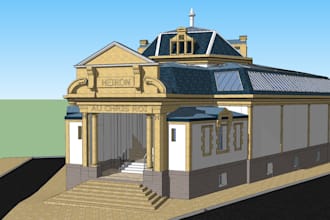 create 3d from plan, images, sketch, or pdf with sketchup