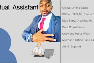 your virtual assistant for data entry and online work