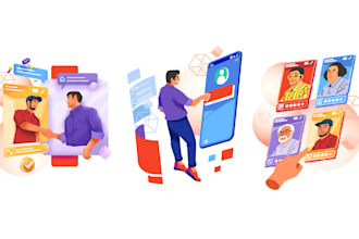 create editorial vector illustration