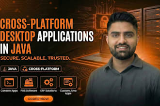 develop a cross platform desktop application in java
