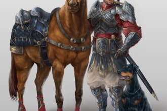 draw your dungeons and dragons character