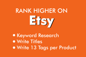 optimize your etsy listing by writing SEO title and tags
