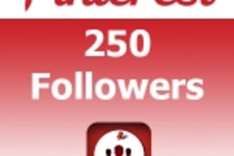 provide 150+ real and active pinterest followers within 24 hours