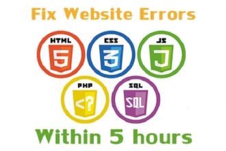 fix PHP bugs, HTML errors, mysql errors, and develop a PHP website