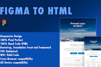 convert figma to HTML