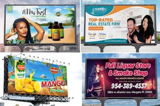 design billboard, yard sign, pole sign for you