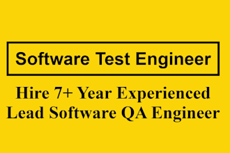 work as long term qa and manual tester for your application