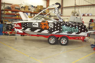 do boat wrap design