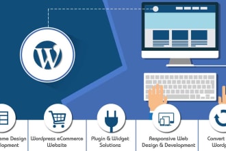 build a professional wordpress website and woocommerce store