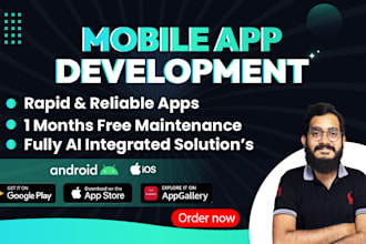 mobile app development for ios app and android app using react native