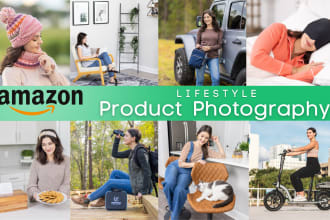 shoot amazon lifestyle product photography with model