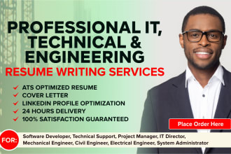 write ats technical resume, engineering resume software developer resume writing