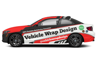 create perfect car wrap design and vehicle wrap design