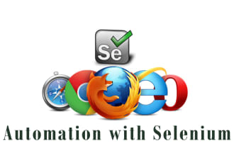 write automation scripts for your webpages with selenium