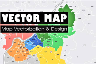 do vector map illustration and design
