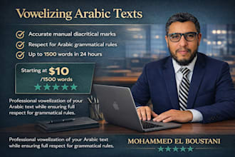 do tashkeel of your arabic texts