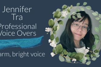 record a professional american female voiceover