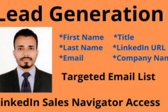 do linkedin lead generation and web research