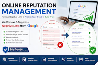 manage your online reputation and suppress negative google links