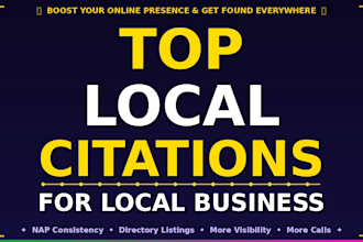 do top local citations for local businesses, yext, moz