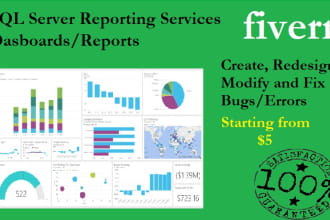 develop, modify or fix your ssrs reports