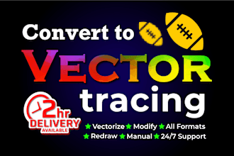 vector tracing convert to vector logo vectorize image