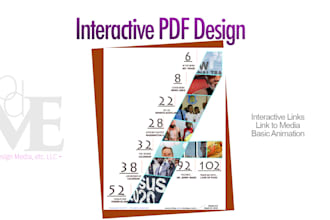 create an interactive PDF for book