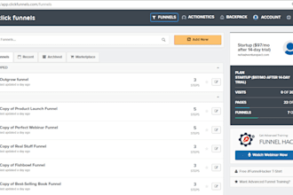 create any sales funnel in clickfunnels or leadpages