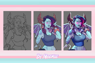 draw your oc or character for your dnd campaign