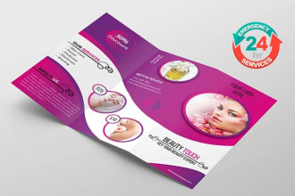 design professional trifold brochure for your business