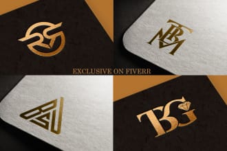 do luxury monogram clothing logo